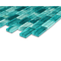 Blue Crystal Glass Mosaic Tiles for Swimming Pool Backsplash